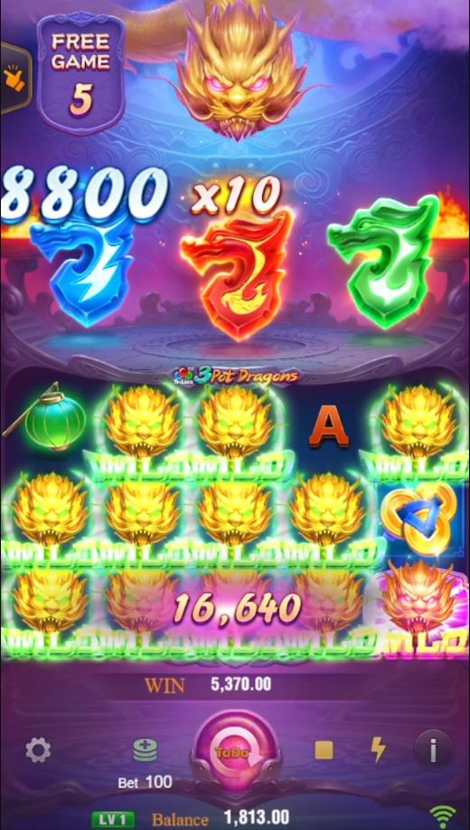 3 Pot Dragons gameplay screenshot