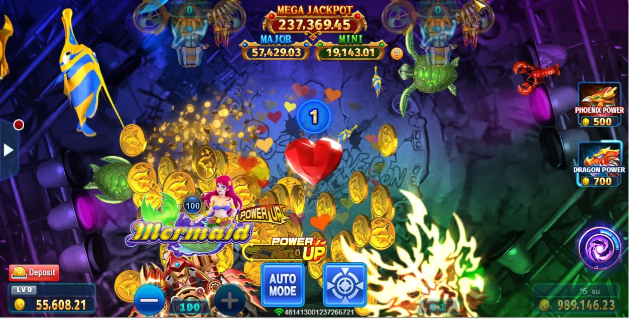 Ocean King Jackpot gameplay screenshot