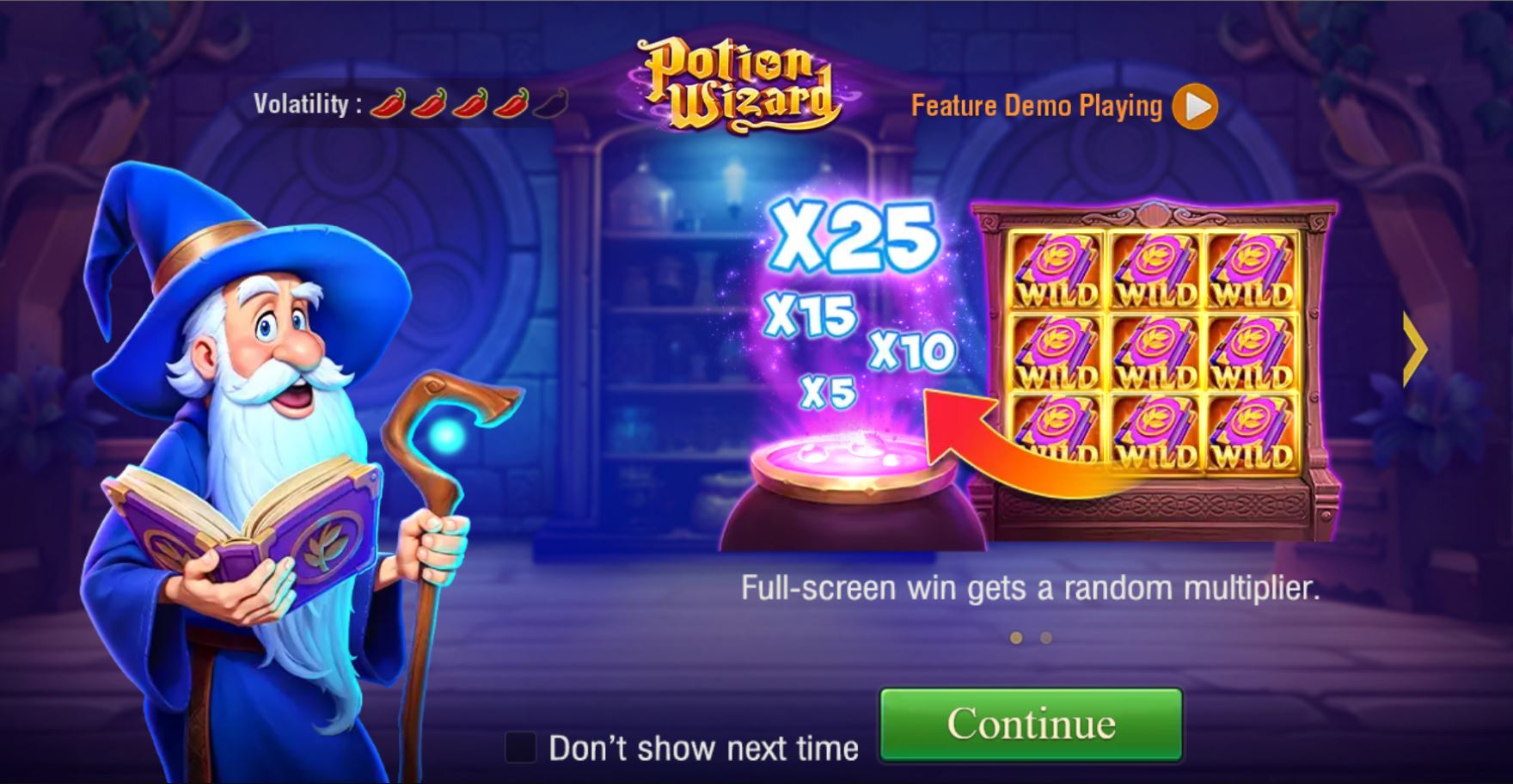 Potion Wizard gameplay screenshot