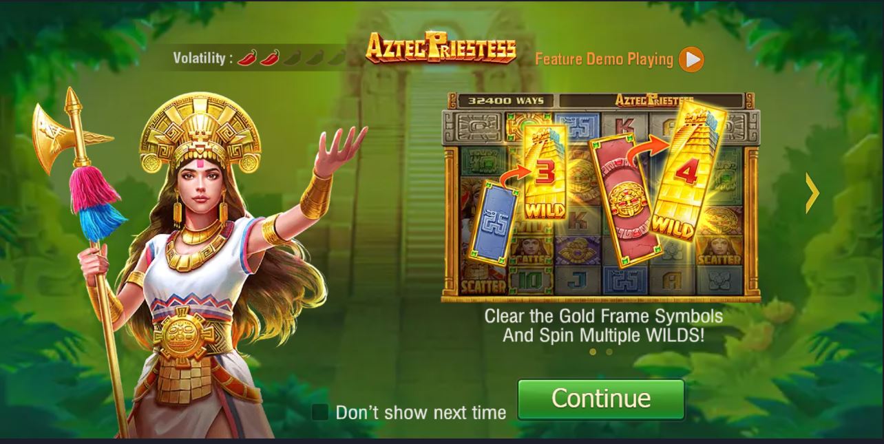 Aztec Priestess gameplay screenshot