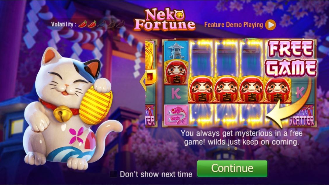 Neko Fortune gameplay screenshot